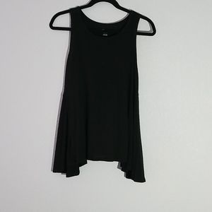 Black flowy tank top